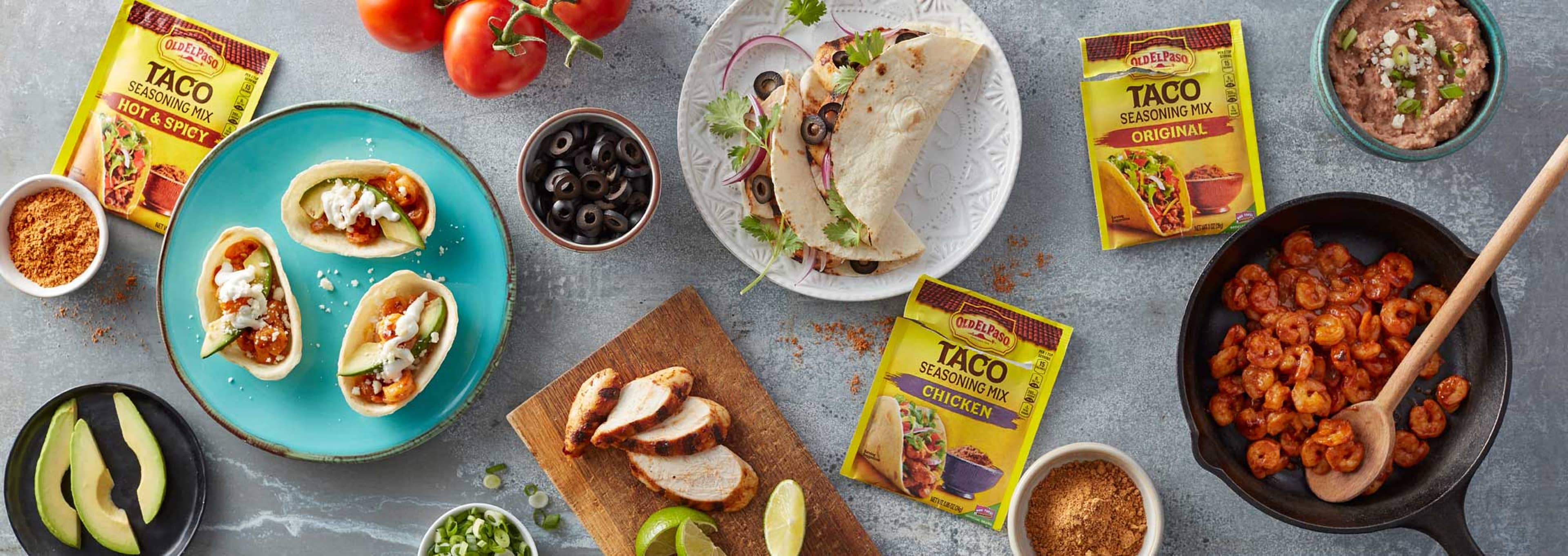 Mexican Seasonings Taco Seasoning & More Old El Paso